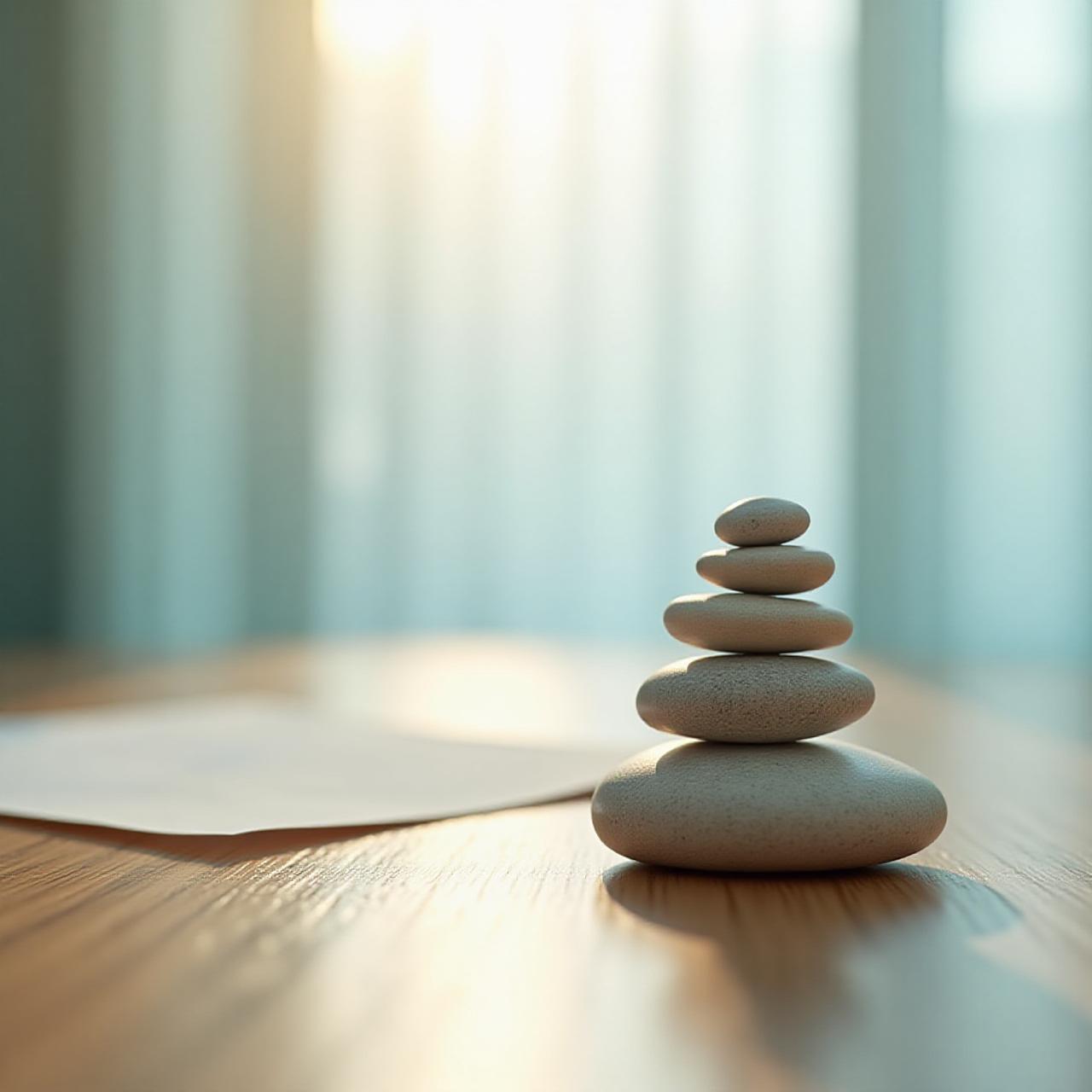 静かな落ち着いた空間でのプライバシーと安心をイメージしたビジュアル